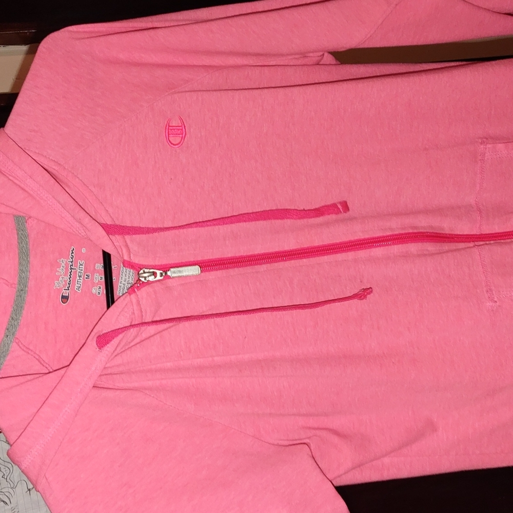 Pink Champion hoodie